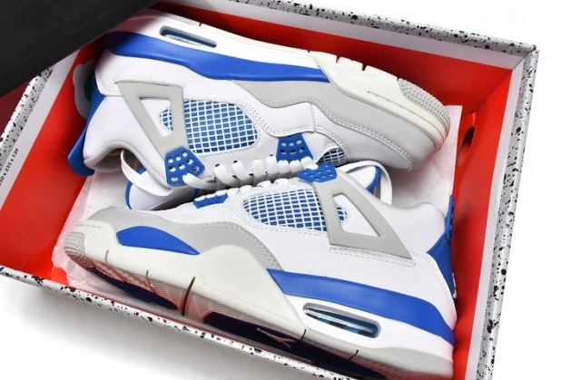 (2012) 4 Military Retro Air 308497-105 Blue Jordan 0810